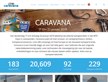 Tablet Screenshot of caravana.eu